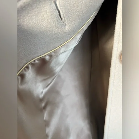 Mackage tan wool leather coat with buttons and pockets XS - Picture 6 of 15